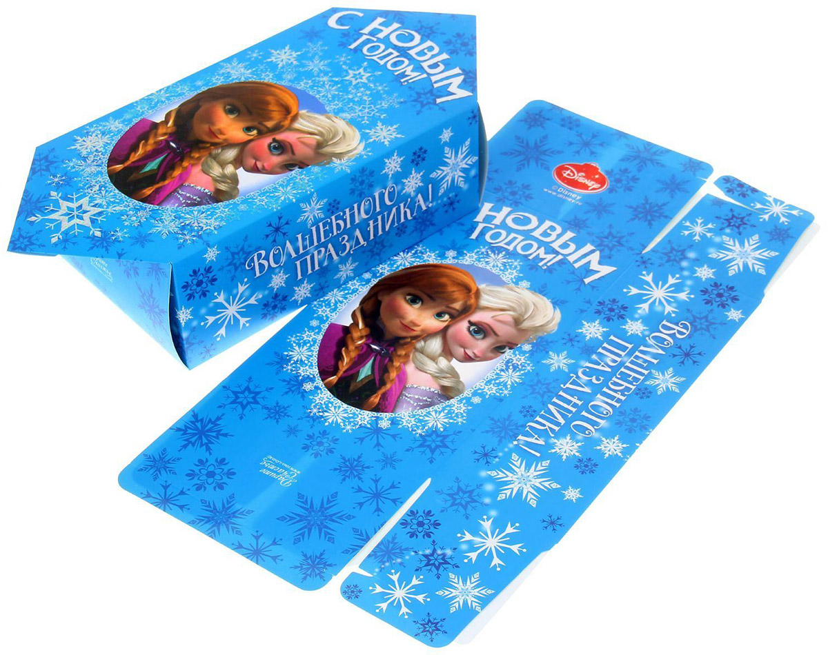 Сборная коробка-конфета Disney С Новым годом, 14 х 22 см. 11231751123175 Сборная коробка-конфета Disney С Новым годом, 14 х 22 см. 11231751123175Сделанная своими руками оригинальная упаковка выделит презент из массы других, расскажет о ваших тёплых чувствах, наполнит праздник сказочной атмосферой. Благодаря нашему набору для творчества сделать её не составит труда! Следуйте инструкции, и вы легко создадите яркую, привлекающую внимание коробочку.