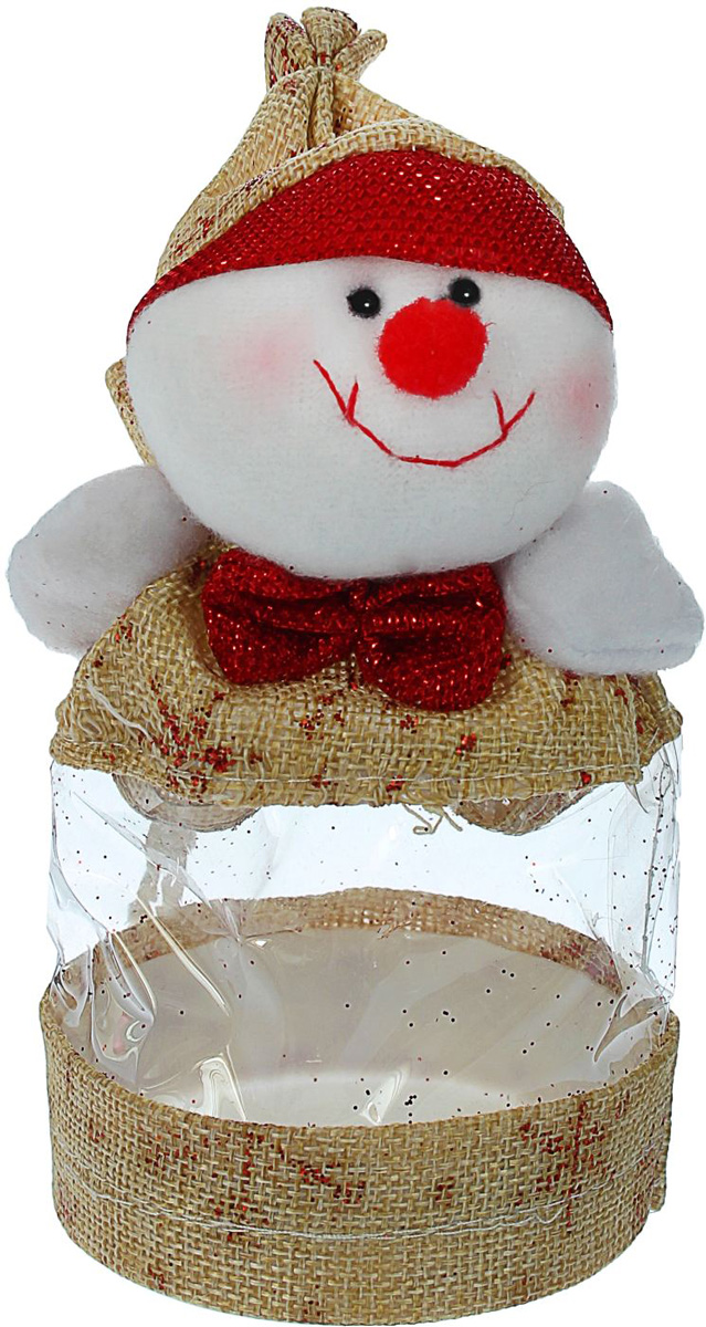 Конфетница Sima-land Снеговик, с бантиком, вместимость 150 г1308734 Конфетница Sima-land Снеговик, с бантиком, вместимость 150 г1308734Нарядный мешочек-конфетница Sima-land изготовлен из сочетания текстиля и пластика. Конфетница закрывается на утягивающий шнурочек. Яркий символичный персонаж на передней стороне изделия создаст новогоднее настроение. Креативная упаковка сделает ваш презент особенным и самым запоминающимся.Вместительность: 150 г.
