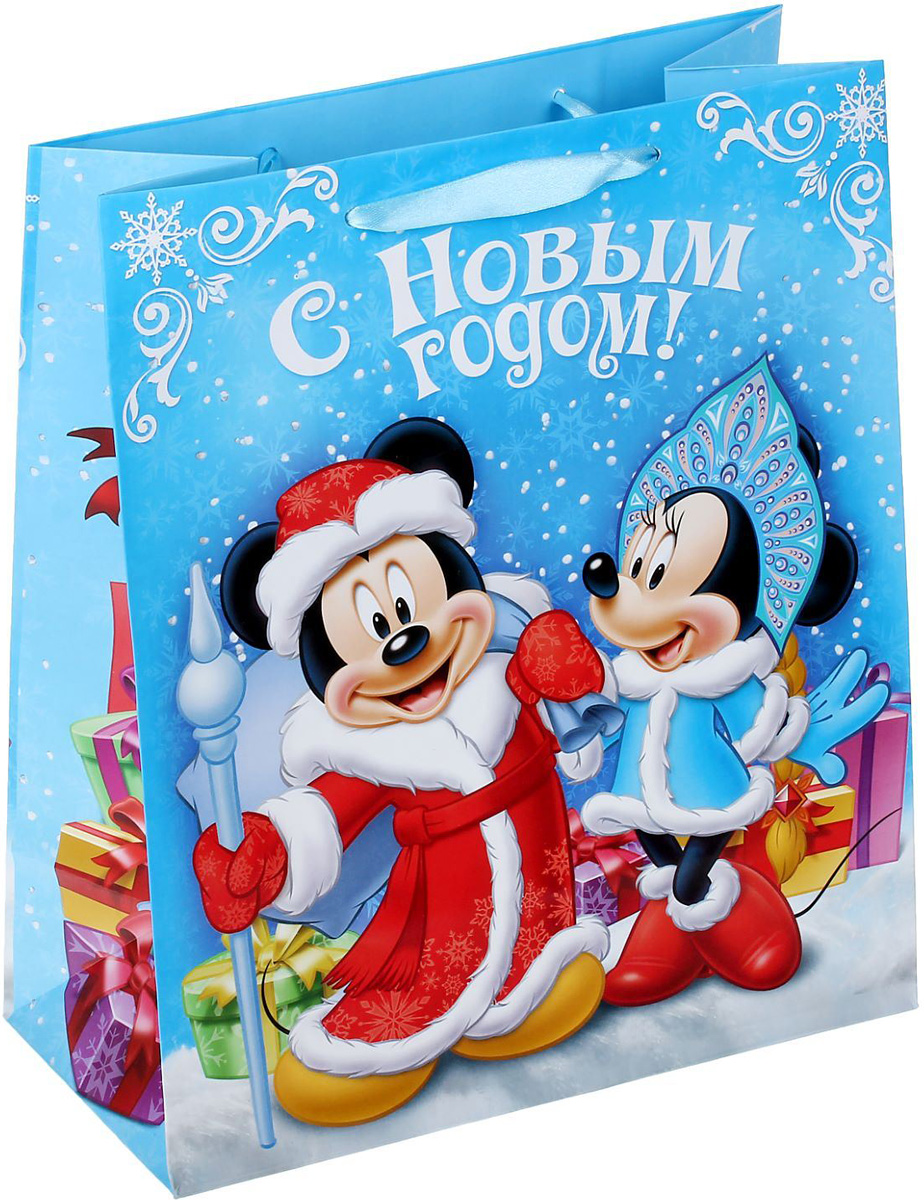 Пакет подарочный Disney Микки Маус и друзья. С Новым годом!, 23 х 27 х 8 см . 13521191352119 Пакет подарочный Disney Микки Маус и друзья. С Новым годом!, 23 х 27 х 8 см . 13521191352119Сделанная своими руками оригинальная упаковка выделит презент из массы других, расскажет о ваших тёплых чувствах, наполнит праздник сказочной атмосферой. Благодаря нашему набору для творчества сделать её не составит труда! Следуйте инструкции, и вы легко создадите яркую, привлекающую внимание коробочку.