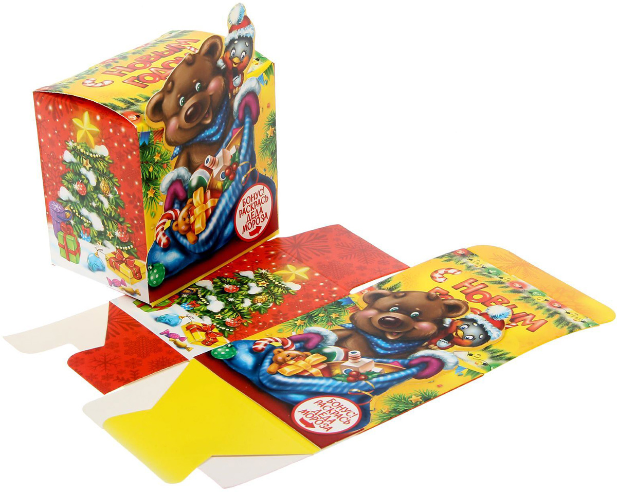 Коробка сборная фигурная Sima-land Новогодний сюрприз, 8 х 8 х 6 см1371664 Коробка сборная фигурная Sima-land Новогодний сюрприз, 8 х 8 х 6 см1371664Любой подарок начинается с упаковки. Что может быть трогательнее и волшебнее, чем ритуал разворачивания полученного презента. И именно оригинальная, со вкусом выбранная упаковка выделит ваш подарок из массы других. Подарочная коробка Sima-land продемонстрирует самые теплые чувства к виновнику торжества и создаст сказочную атмосферу праздника.