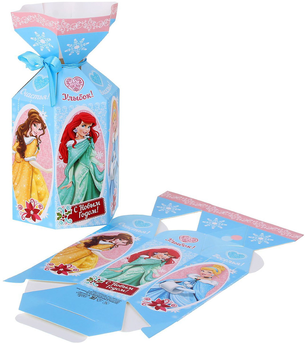 Коробка складная Disney Улыбок. Принцессы, 9 х 4 х 4 см1398648 Коробка складная Disney Улыбок. Принцессы, 9 х 4 х 4 см1398648Коробка складная Disney Улыбок. Принцессы выполнена из картона. Любой подарок начинается с упаковки. Что может быть трогательнее и волшебнее, чем ритуал разворачивания полученного презента. И именно оригинальная, со вкусом выбранная упаковка выделит ваш подарок из массы других. Она продемонстрирует самые теплые чувства к виновнику торжества и создаст сказочную атмосферу праздника. Размер коробки в сложенном виде: 9 х 4 х 4 см.