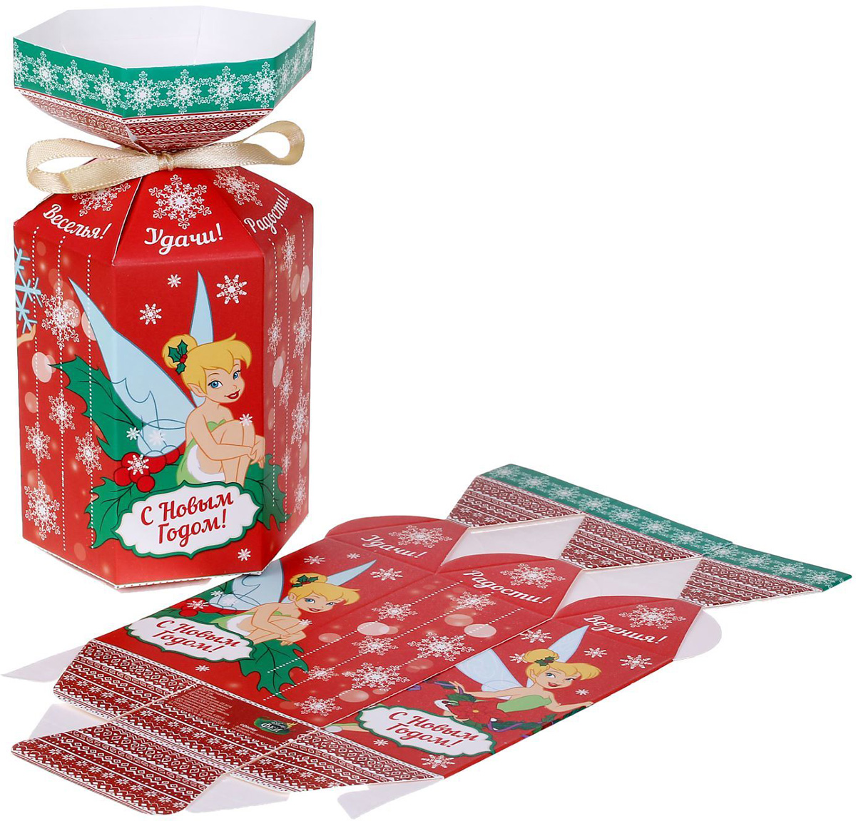 Коробка складная Disney Веселья! Феи, 9 х 4 х 4 см1398651 Коробка складная Disney Веселья! Феи, 9 х 4 х 4 см1398651Коробка складная Disney Веселья! Феи выполнена из картона. Любой подарок начинается с упаковки. Что может быть трогательнее и волшебнее, чем ритуал разворачивания полученного презента. И именно оригинальная, со вкусом выбранная упаковка выделит ваш подарок из массы других. Она продемонстрирует самые теплые чувства к виновнику торжества и создаст сказочную атмосферу праздника. Размер коробки в сложенном виде: 9 х 4 х 4 см.