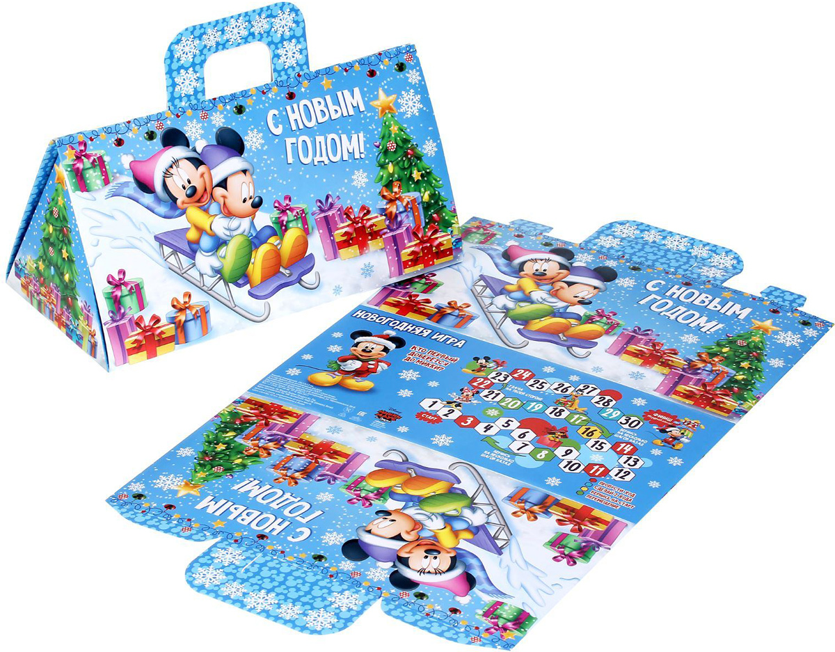 Коробка складная Disney Новогодняя игра. Микки Маус и друзья, 24,5 х 13,5 х 12 см1398655 Коробка складная Disney Новогодняя игра. Микки Маус и друзья, 24,5 х 13,5 х 12 см1398655Коробка складная Disney Новогодняя игра. Микки Маус и друзья выполнена из картона. Любой подарок начинается с упаковки. Что может быть трогательнее и волшебнее, чем ритуал разворачивания полученного презента. И именно оригинальная, со вкусом выбранная упаковка выделит ваш подарок из массы других. Она продемонстрирует самые теплые чувства к виновнику торжества и создаст сказочную атмосферу праздника. Размер коробки в сложенном виде: 24,5 х 13,5 х 12 см.