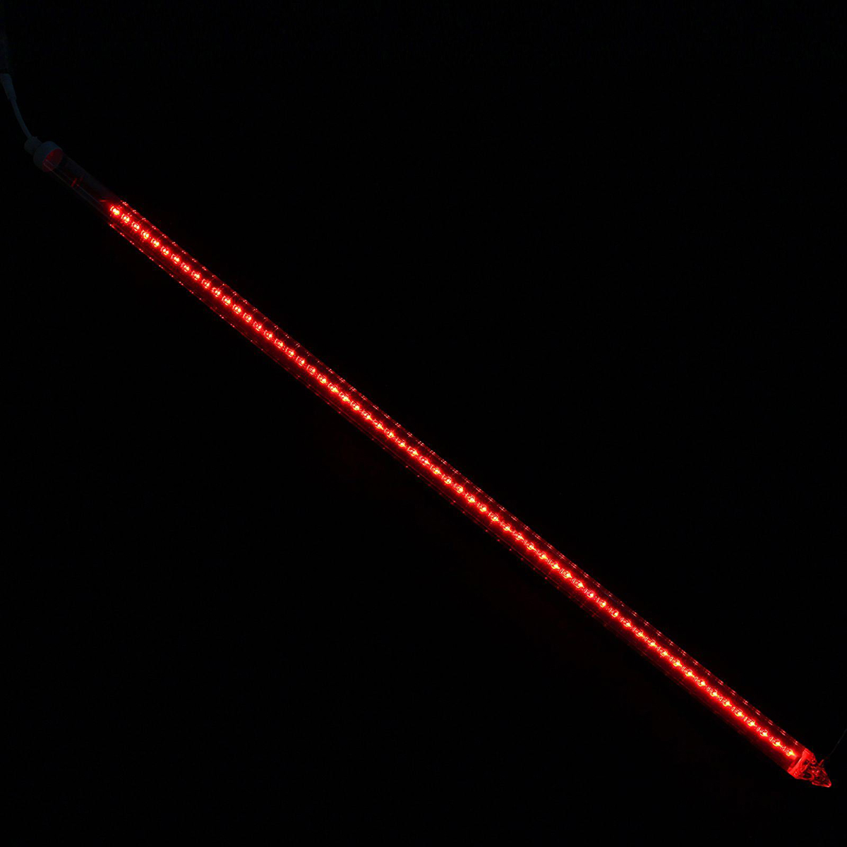 Светодиодная сосулька Luazon Тающая, длина 1 м, диаметр 3 см, 2W, LED 60 ламп, 220V, цвет: красный1080727 Светодиодная сосулька Luazon Тающая, длина 1 м, диаметр 3 см, 2W, LED 60 ламп, 220V, цвет: красный1080727Светодиодные гирлянды, ленты и т.д — это отличный вариант для новогоднего оформления интерьера или фасада. С их помощью помещение любого размера можно превратить в праздничный зал, а внешние элементы зданий, украшенные ими, мгновенно станут напоминать очертания сказочного дворца. Такие украшения создают ауру предвкушения чуда. Деревья, фасады, витрины, окна и арки будто специально созданы, чтобы вы украсили их светящимися нитями.