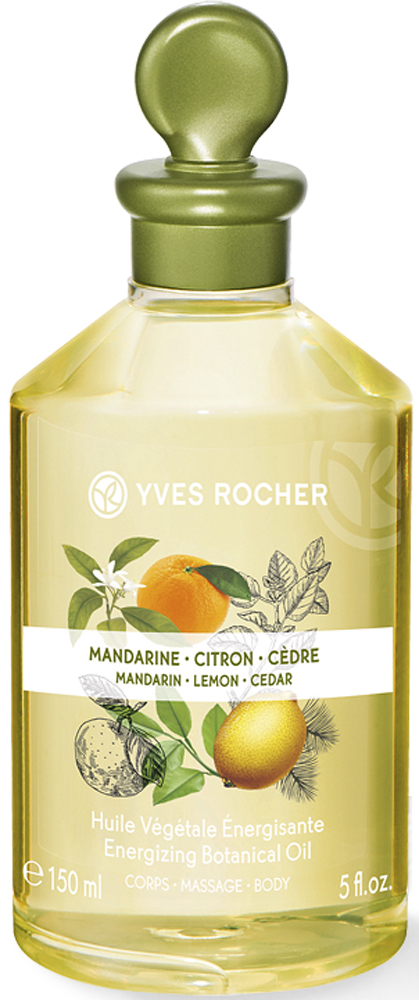Yves Rocher масло для тела Мандарин, лимон и кедр, 150 мл
