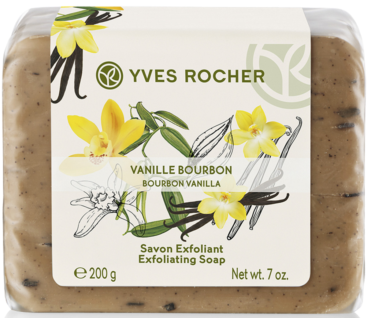 Yves Rocher мыло-эксфолиант Бурбонская ваниль, 200 г
