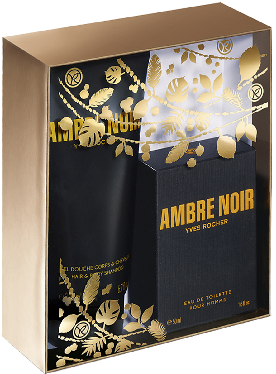 Yves Rocher набор Ambre Noir: туалетная вода Ambre Noir, 50 мл и парфюмированный гель для душа Ambre Noir, 200 мл89540 Yves Rocher набор Ambre Noir: туалетная вода Ambre Noir, 50 мл и парфюмированный гель для душа Ambre Noir, 200 мл89540Туалетная Вода «Ambre Noir», 50 млСила мужского покорения выражена в этом аромате сочетанием мужественных пряных и жарких амбровых древесных нот. В сердце Кардамон и Корица обогащают пряными аккордами амбровые ноты абсолюта обжаренных Бобов Тонка. Постепенно раскрывает все свое богатство древесный аромат эфирного масла Пачули. Аромат контрастов: между глубиной и чувственностью, между тенью и светомПарфюмированный Гель для Душа «Ambre Noir», 200 млПарфюмированный Гель для Душа для мужчин подчеркивает восточные и древесные нотки Туалетной Воды «Ambre Noir», оставляя на коже легкий аромат.