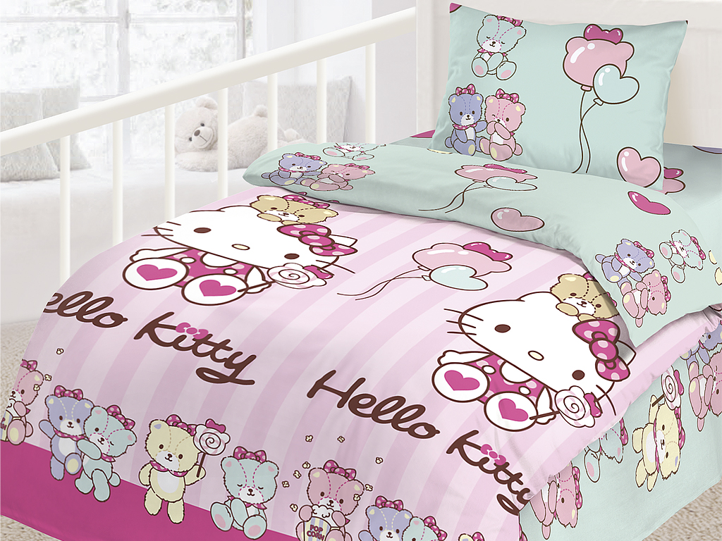Hello Kitty Комплект детского постельного белья 3 предмета