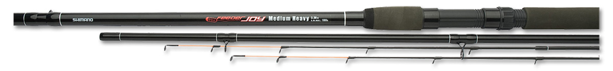 Удилище Shimano Joy Feeder 330 With 2 Tips, 100 гJFDR33 Удилище Shimano Joy Feeder 330 With 2 Tips, 100 гJFDR33Фидерное удилище Shimano Joy Feeder 300 With 2 TIPS станет лучшим выбором для каждого любителя фидерной рыбалки, будь то новичок или профессионал. Данная модель изготовлена из высококачественных углеродных композитных материалов, благодаря чему характеризуется высокой прочностью, устойчивостью к повреждениям, подходит для экстремальных транспортировок и способна выдержать сопротивление большой рыбы. Мощный и прочный фидер Shimano Joy Feeder 300 With 2 TIPS, имеющий оптимальное сочетание качества и цены, снабжен эргономичным катушкодержателем и легкими направляющими кольцами, которые значительно улучшают качество заброса.