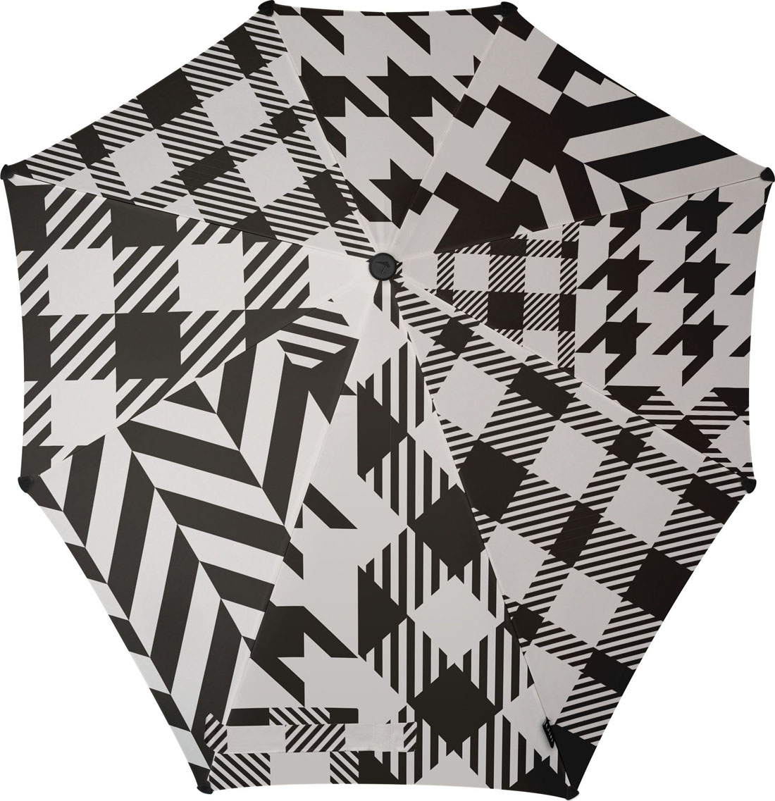 Зонт-трость Senz, цвет: черный, белый. 2011102