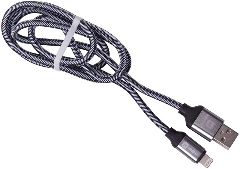 Harper Brch-510, Silver кабель USB - Lightning (1 м)