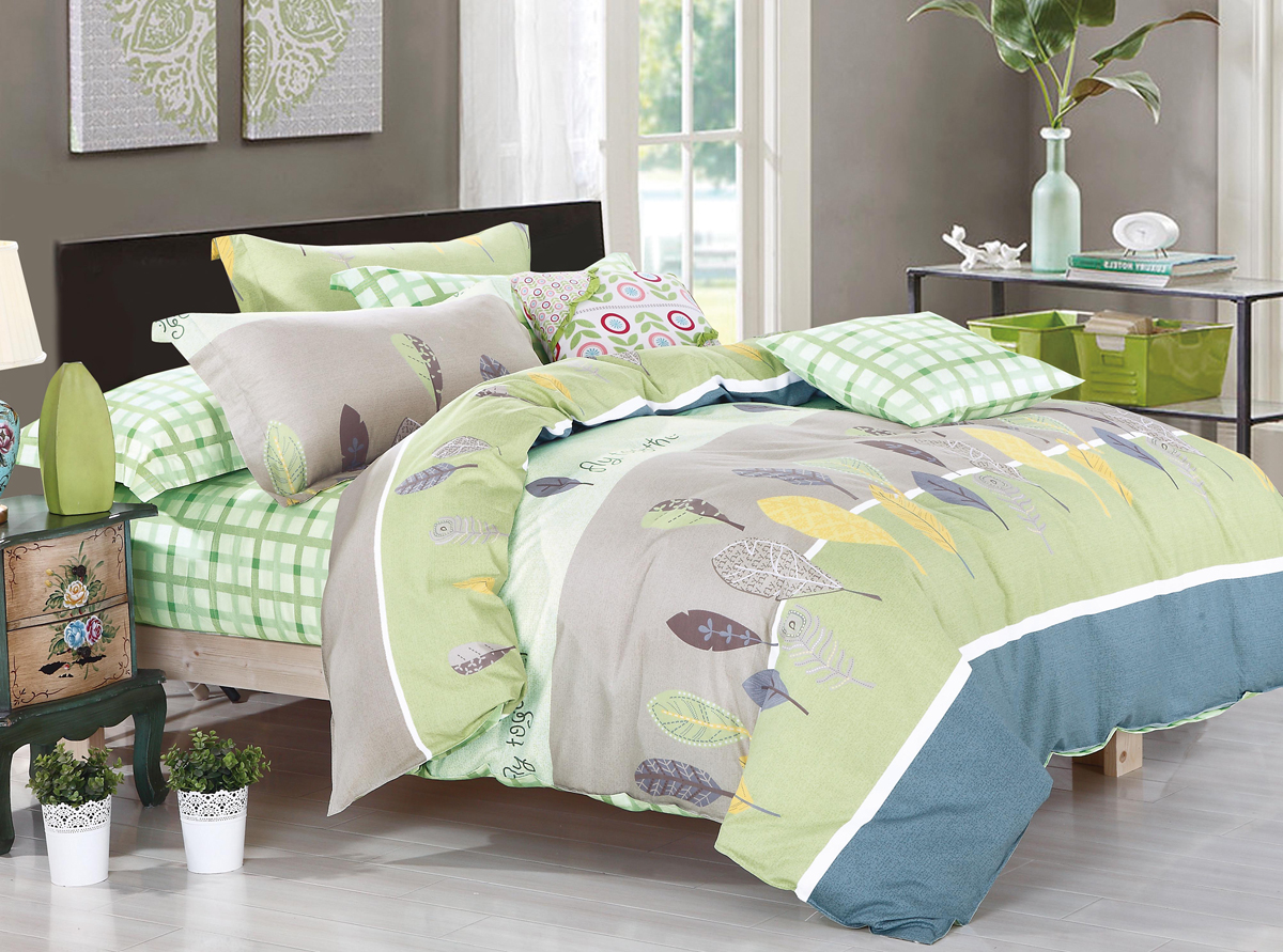 Комплект белья Soft Line, евро, наволочки 50x70. 1055810558 Комплект белья Soft Line, евро, наволочки 50x70. 1055810558Постельное бельё SL из сатина с декоративной отделкой