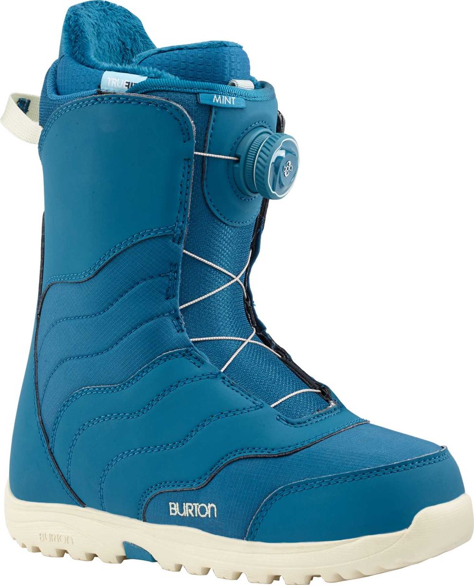 Ботинки для сноуборда Burton Mint Boa, цвет: синий. Длина стельки 25,5 см13177103400 Ботинки для сноуборда Burton Mint Boa, цвет: синий. Длина стельки 25,5 см13177103400Самый популярный в мире женский ботинок.Наконец то самый комфортный ботинок обзавелся системой шнуровки BOA.