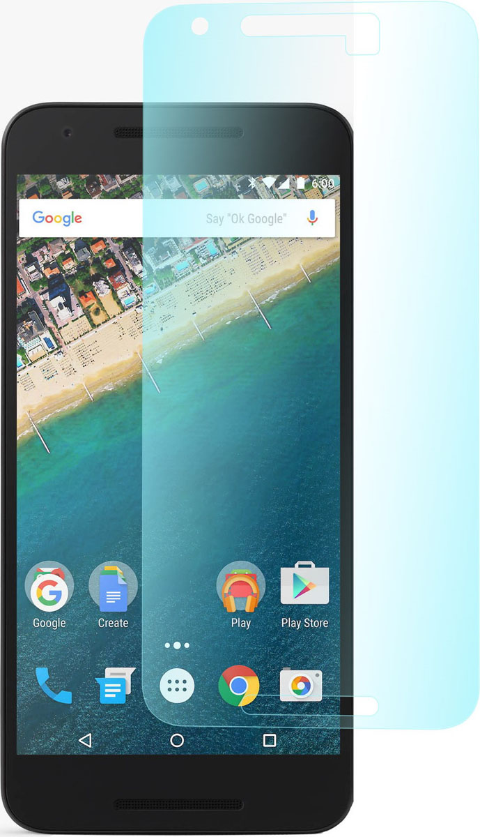 Skinbox защитное стекло для LG Nexus 5X, глянцевое