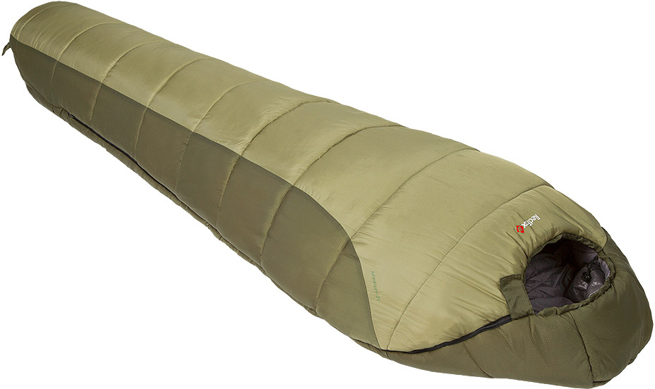 Мешок спальный Red Fox Explorer-40, цвет: темно-зеленый, левосторонняя молния, 215 х 90 см1054075 Мешок спальный Red Fox Explorer-40, цвет: темно-зеленый, левосторонняя молния, 215 х 90 см1054075Комфортный спальный мешок для треккинга, рассчитанный на использование при низких температурах. Мягкий синтетический двухслойный утеплитель создает отличную теплоизоляцию даже во влажных условиях. Удобный капюшон модели обеспечивает максимальное сохранение тепла. Предусмотрены петли для сушки. материал: Poly Diamond RS подкладка: P210 ponge форма: кокон утеплитель: 4 Hollowfiber Sil диапазон температур, °C: -8 .. -15,3 .. -36,5 размер, см: Regular: 205*80, XL long 215*90 вес, г: Regular 2300, XL long 2500