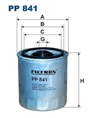 Топливный фильтр Filtron PP841PP841 Топливный фильтр Filtron PP841PP841Фильтр топливный 208D/308D/508D 89- Evobus; ; Mercedes 190, 200, 250, 290, 300, 350, C (W202/S202), E (W/R/C/S124), E (W/S210), G (W461/W463), S (W140), Sprinter , V (638/2), Vito (638); Ssangyong