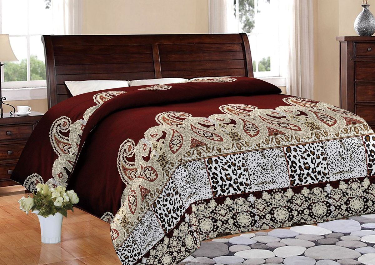 Покрывало Amore Mio Paisley, 160 х 220 см86276 Покрывало Amore Mio Paisley, 160 х 220 см86276Порывало AmoreMio из макосатина с 3D печатью - поставит яркий акцент в любой комнате. Можно выбрать рисунок на любой вкус - экзотические цветы, хищные животные или морские пейзажи. Создают нужное натроение.
