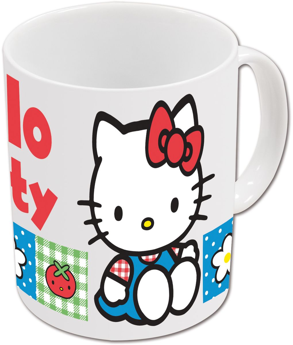 Stor Кружка детская Hello Kitty 325 мл в подарочной упаковке71376 Stor Кружка детская Hello Kitty 325 мл в подарочной упаковке71376Оригинальная керамическая посуда с изображением любимых героев - прекрасный подарок для детей и взрослых. Можно использовать в СВЧ-печи и посудомоечной машине.