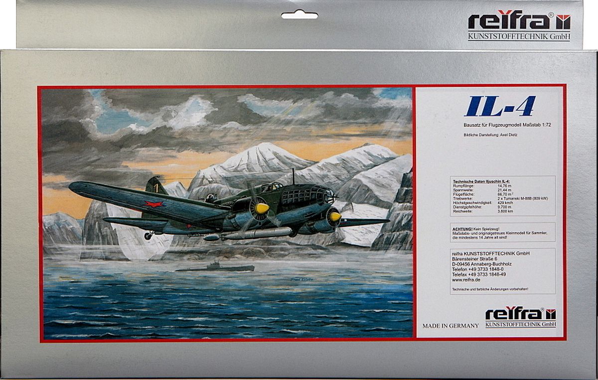Reifra Сборная модель Дальний бомбардировщик ИЛ-4