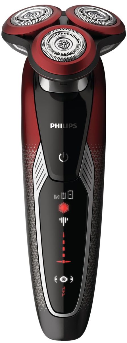 Philips Star Wars SW9700/67 электробритва для сухого и влажного бритьяSW9700/67 Philips Star Wars SW9700/67 электробритва для сухого и влажного бритьяSW9700/67Электробритва серии Star Wars (Звездные Войны) - Темная сторона. Безупречное комфортное бритье и идеальный контакт с кожей. Ощутите мощь V-Track Pro! Оцените возможности системы V-Track PRO, которая справляется даже с длинной щетиной. VTrack PRO состоит из 72 самозатачивающихся лезвий V-образной формы, которые срезают даже длинную щетину, в том числе трехдневную, предотвращая выдергивание волосков. А еще Вы можете выбрать один из 3-х режимов: бережный - для аккуратного и тщательного бритья чувствительной кожи, обычный - для тщательного бритья изо дня в день и быстрый - для минимального времени бритья. Технология AquaTec позволяет использовать как комфортное сухое, так и освежающее влажное бритье.