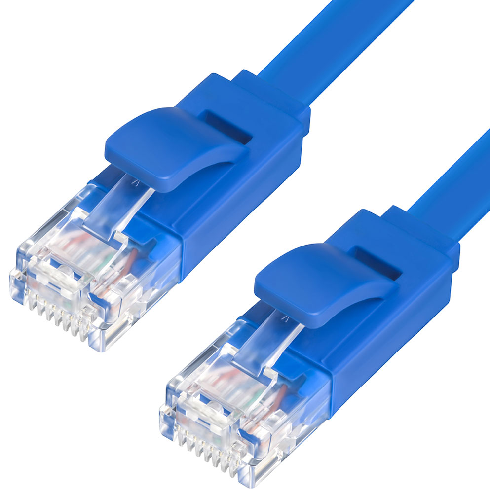 Greenconnect GCR-LNC111 патч-корд (2 м)GCR-LNC111-2.0m Greenconnect GCR-LNC111 патч-корд (2 м)GCR-LNC111-2.0mВысокотехнологичный современный патч-корд Greenconnect GCR-LNC111 используется для подключения к интернету на высокой скорости. Подходит для подключения персональных компьютеров или ноутбуков, медиаплееров или игровых консолей PS4 / Xbox One, а также другой техники и устройств, у которых есть стандартный разъем подключения кабеля для интернета LAN RJ-45. Соответствие сетевого патч-корда Greenconnect GCR-LNC111 современному стандарту UTP Cat5e обеспечивает возможность подключения к интернету со скоростью до 1 Гбит/с. С такой скоростью любимые фильмы будут загружаться меньше чем за полминуты, а музыка - мгновенно. Внутренние провода коммутационного кабеля Greenconnect сделаны из качественной бескислородной меди высокой степени очистки, что обеспечивает высокую скорость соединения, стабильную передачу данных и возможность использовать патч-корд Greenconnect GCR-LNC111 для создания надежной домашней или рабочей локальной сети. Ультраплоский патч-корд Greenconnect GCR-LNC111 идеально подходит для скрытого монтажа, прокладки под ковром или плинтусом.Также, благодаря технологии UltraSlim от Greenconnect, патч-корд очень компактен, его легко и удобно использовать с ноутбуком и брать с собой.