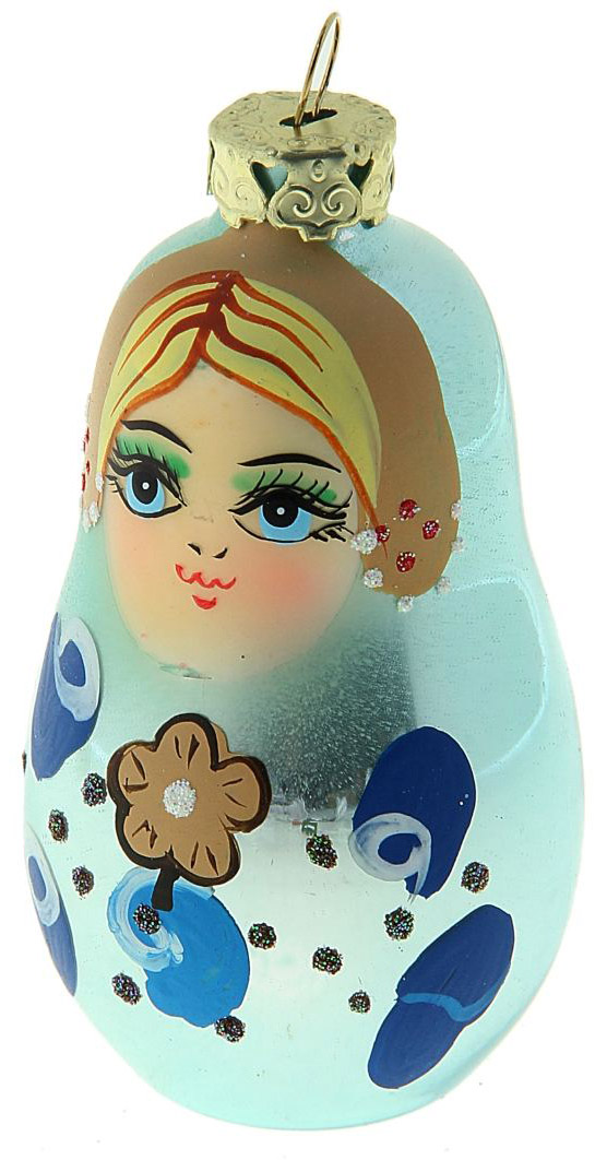Новогоднее подвесное украшение Sima-land Матрешка. Цветочек, 8 х 4,5 см188174 Новогоднее подвесное украшение Sima-land Матрешка. Цветочек, 8 х 4,5 см188174Новогоднее украшение Sima-land отлично подойдет для декорации вашего дома и новогодней ели. Елочная игрушка - символ Нового года. Она несет в себе волшебство и красоту праздника. Такое украшение создаст в вашем доме атмосферу праздника, веселья и радости.