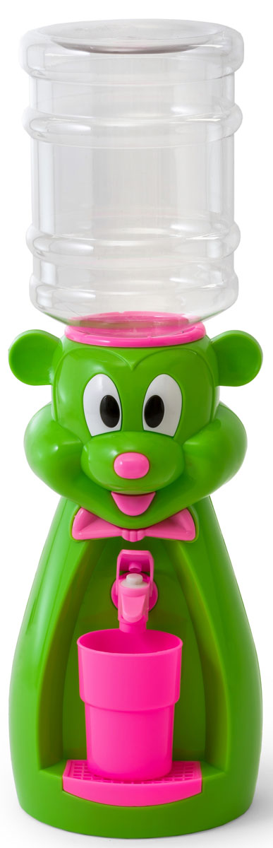 Vatten Kids Mouse, Green Pink кулер для воды (со стаканчиком)5284_зеленый, розовый Vatten Kids Mouse, Green Pink кулер для воды (со стаканчиком)5284_зеленый, розовыйДетский кулер Vatten Kids Mouse для любимых напитков вашего ребёнка!Папы и мамы тоже могут присоединиться!Отлично подойдет для применения в детской, на кухне, в офисе и на пикнике.Чисто и гигиеничноЛегко налить 8 стаканов воды или любимых напитков. Ваш самостоятельный ребёнок не обожжётся, не зальёт соседей водой и не будет ходить за вами с чашкой. Никаких проводов и электричества.Объем бутылки: 2,5 л.Уважаемые клиенты! Обращаем ваше внимание на цветовой ассортимент стаканчиков. Поставка осуществляется в зависимости от наличия на складе.
