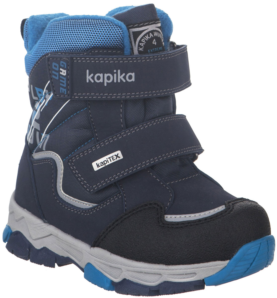 Ботинки для мальчика Kapika, цвет: темно-синий. 42222-2. Размер 29