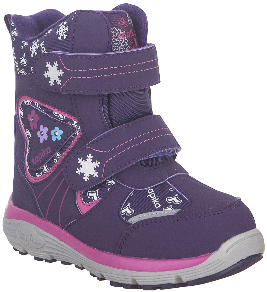 Ботинки для девочки Kapika, цвет: фиолетовый. 42256-2. Размер 30