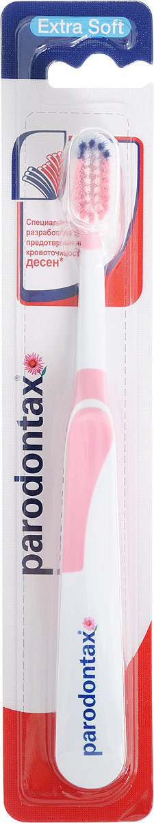 Parodontax Зубная щетка Classic, цвет: белый, розовый