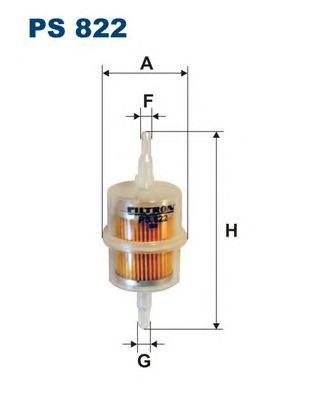 Фильтр топливный Filtron PS822PS822 Фильтр топливный Filtron PS822PS822