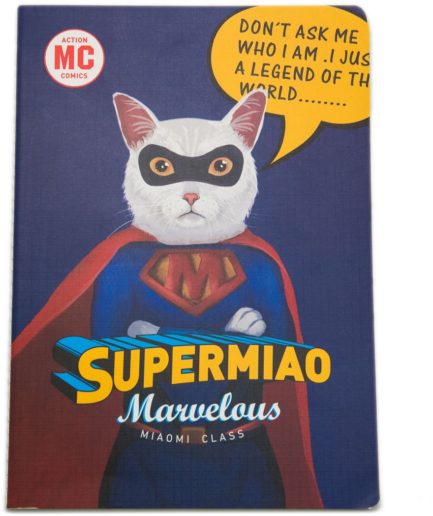 Еж-стайл Тетрадь Supermiao Superman 38 листов в линейку