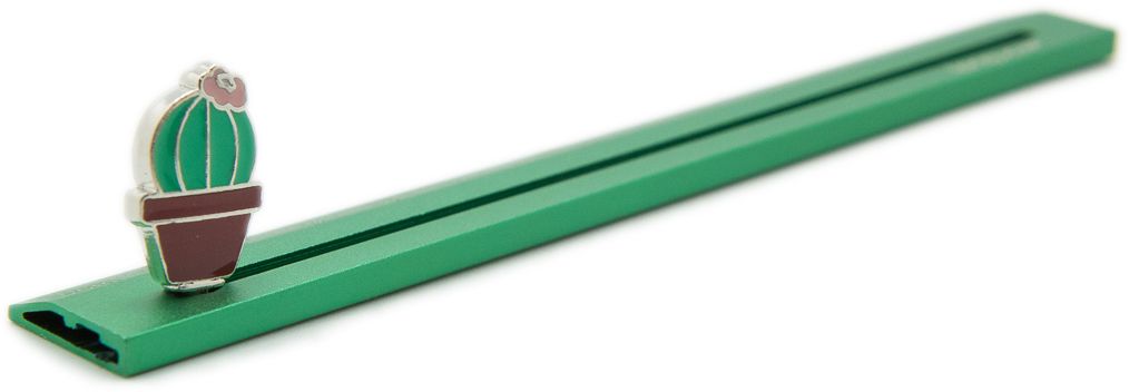 Еж-стайл Линейка Кактус цвет зеленый 16 см