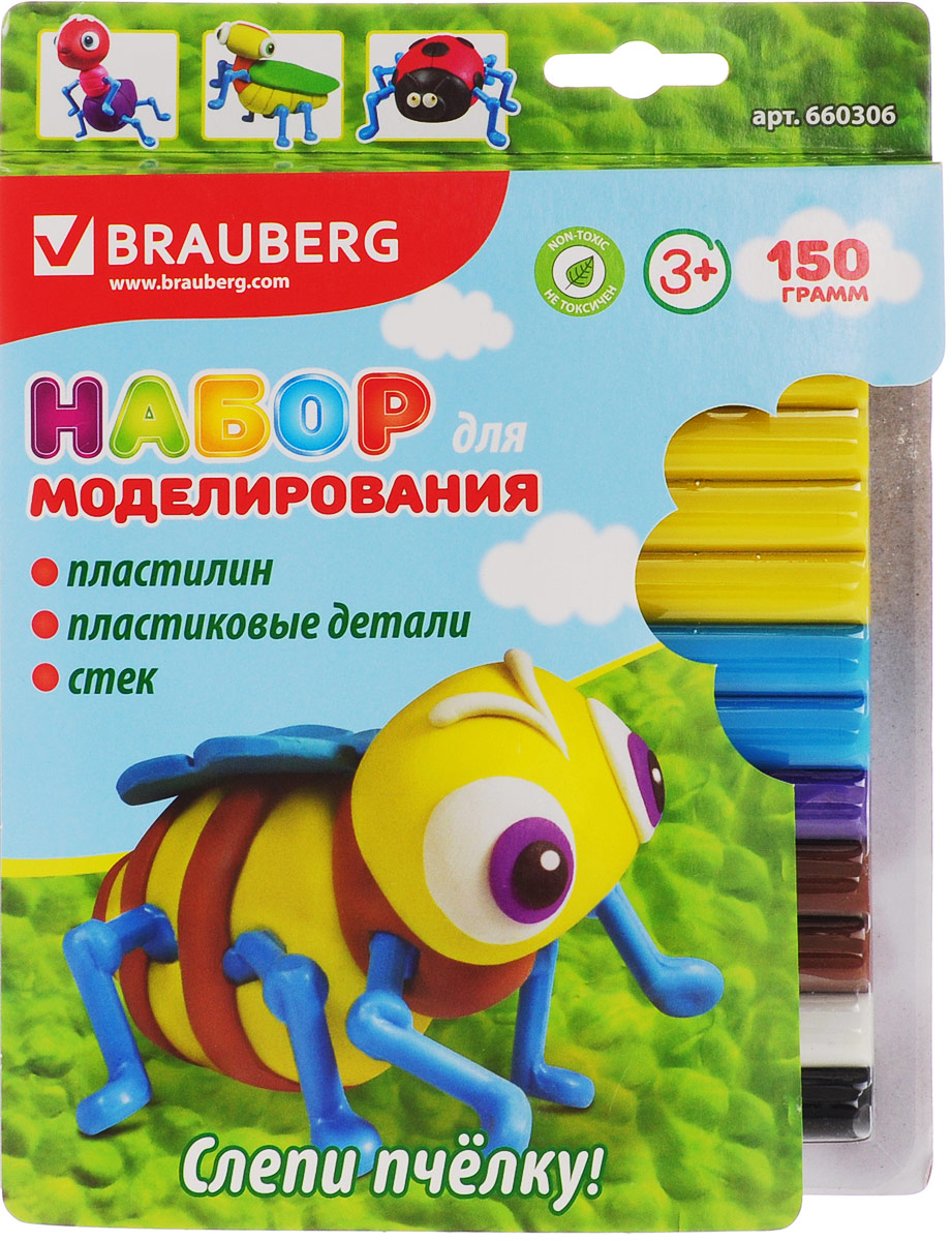 Brauberg Пластилин 12 шт + заготовка Пчелка660306_пчелка Brauberg Пластилин 12 шт + заготовка Пчелка660306_пчелкаBrauberg Пластилин 12 шт + заготовка Пчелка