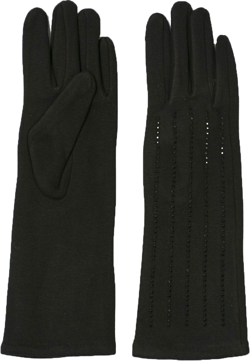 Перчатки женские Mitya Veselkov, цвет: черный. PERCH11-UDLIN-BLACK. Размер универсальный