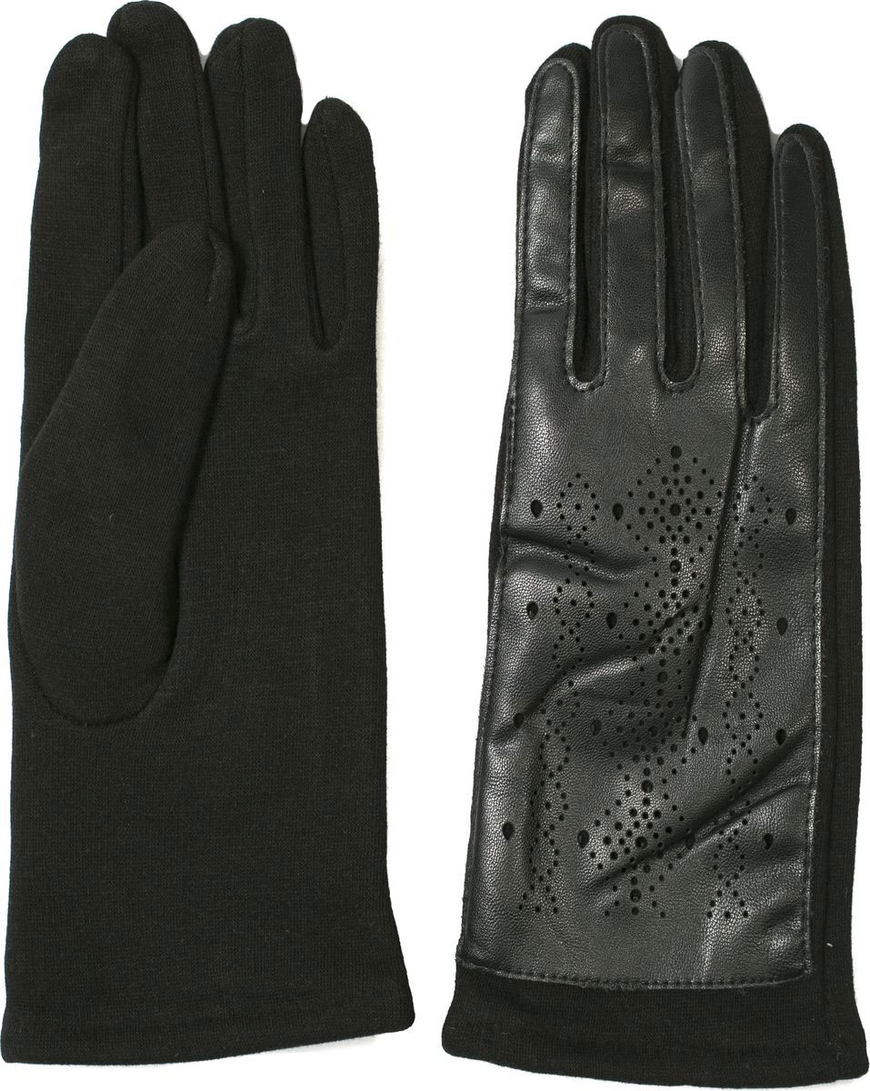 Перчатки женские Mitya Veselkov, цвет: черный. PERCH15-BLACK. Размер универсальный