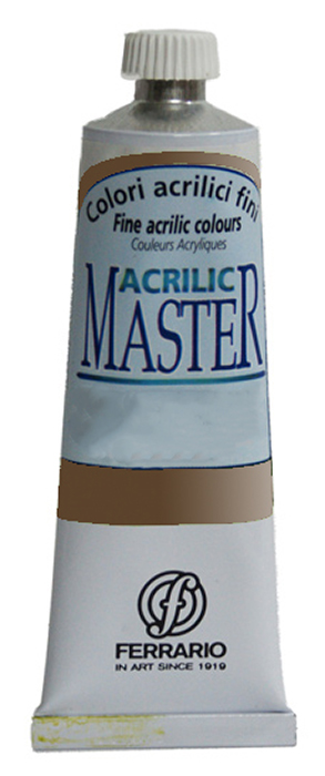 Ferrario Краска акриловая Acrilic Master цвет №46 умбра жженая BM09760CO46BM09760CO46 Ferrario Краска акриловая Acrilic Master цвет №46 умбра жженая BM09760CO46BM09760CO46Акриловые краски серии ACRILIC MASTER итальянской компании Ferrario. Универсальны в применении, так как хорошо ложатся на любую обезжиренную поверхность: бумага, холст, картон, дерево, керамика, пластик. При изготовлении красок используются высококачественные пигменты мелкого помола. Краска быстро сохнет, обладает отличной укрывистостью и насыщенностью цвета. Работы, сделанные с помощью ACRILIC MASTER, не тускнеют и не выгорают на солнце. Все цвета отлично смешиваются между собой и при необходимости разбавляются водой. Для достижения необходимых эффектов применяют различные медиумы для акриловой живописи. В серии представлено 50 цветов.