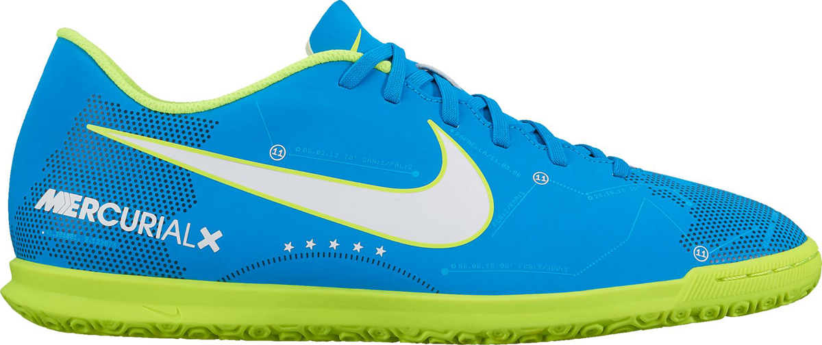 Бутсы для футзала мужские Nike Mercurialx Vortex Iii Njr Ic, цвет: голубой, зеленый. 921518-400. Размер 8,5 (41)921518-400 Бутсы для футзала мужские Nike Mercurialx Vortex Iii Njr Ic, цвет: голубой, зеленый. 921518-400. Размер 8,5 (41)921518-400Футбольная коллекция всемирноизвестного спортивного бренда