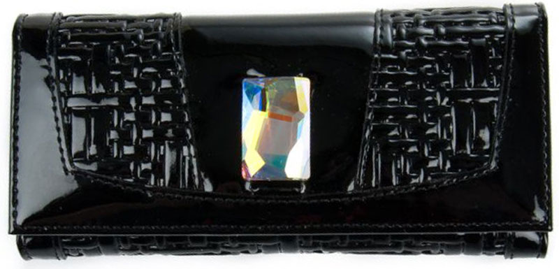 ключница женская Krystall, цвет: черный. 0-506(СВ)
