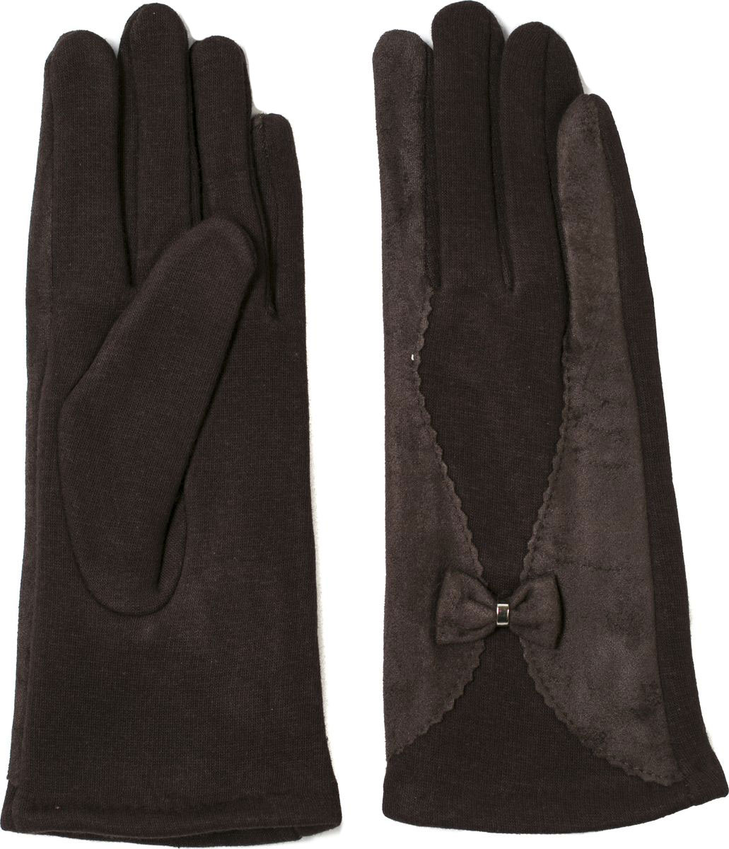 Перчатки женские Mitya Veselkov, цвет: коричневый. PERCH10-BANT-BROWN. Размер универсальный