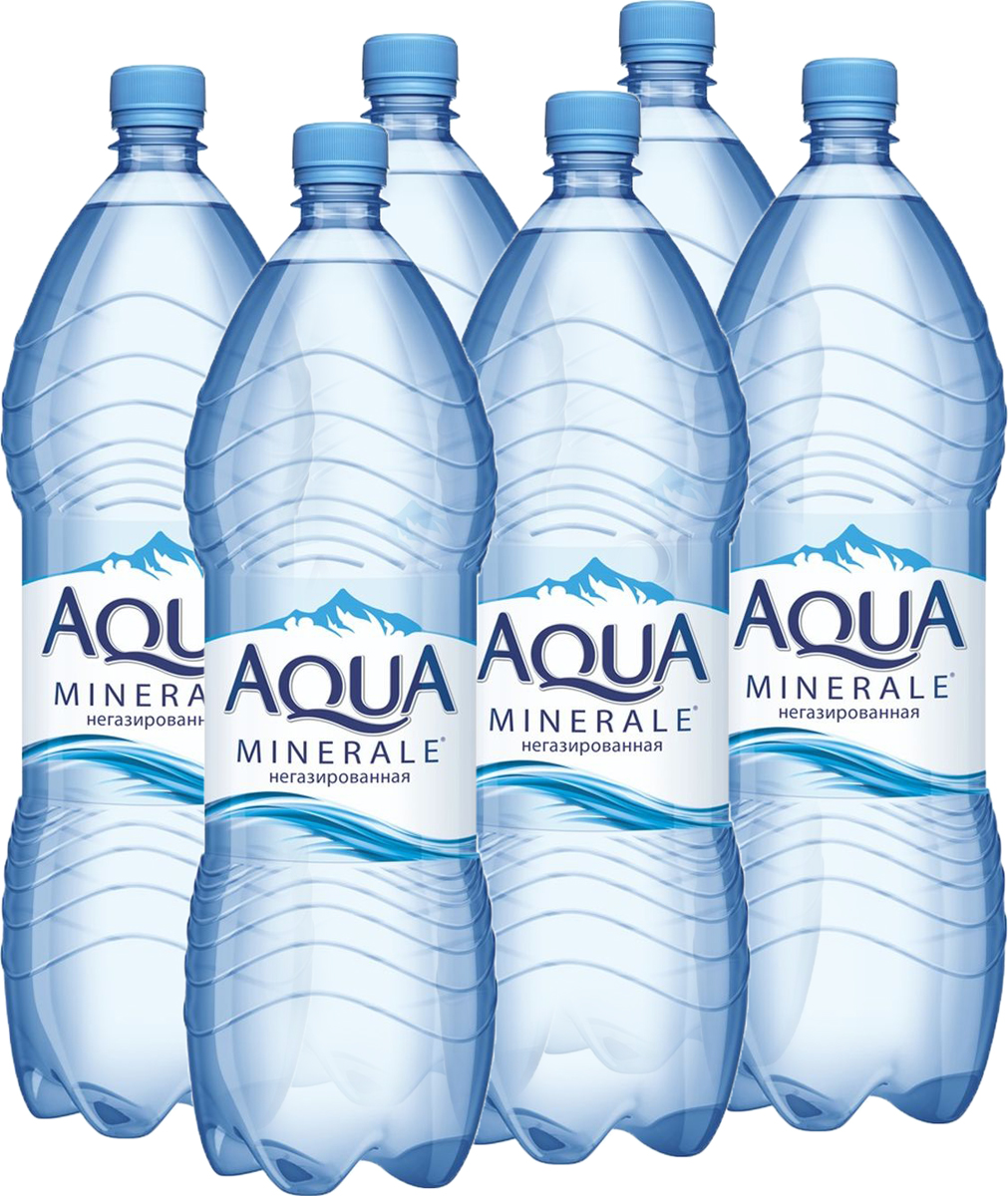Aqua Minerale вода питьевая негазированная, 6 штук по 2 л aqua minerale вода газированная питьевая 1 л