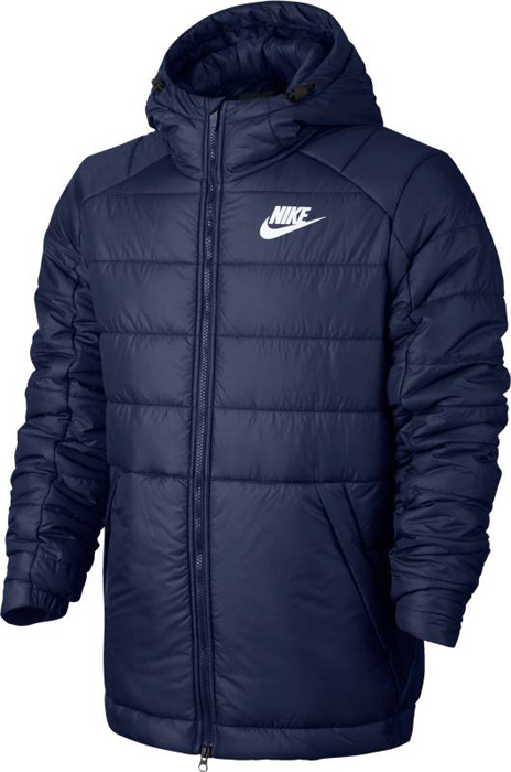 Куртка мужская Nike M NSW Syn Fill Jkt HD, цвет: синий. 861786-429. Размер XXL (54/56)861786-429 Куртка мужская Nike M NSW Syn Fill Jkt HD, цвет: синий. 861786-429. Размер XXL (54/56)861786-429Mens Nike Sportswear Jacket ТЕПЛАЯ СТЕГАНАЯ КОНСТРУКЦИЯ. ЗАЩИТА ОТ ДОЖДЯ. Дождливая погода — не повод забыть о стиле: представляем мужскую куртку Nike Sportswear. Влагонепроницаемая ткань, отсеки с утеплителем и регулируемый капюшон сохраняют тепло, защищая от непогоды. Водоотталкивающая ткань рипстоп защищает от влаги и обеспечивает комфорт.