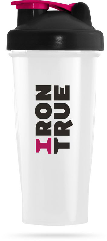Шейкер спортивный Irontrue, цвет: белый, розовый, черный, 700 мл4603726212328 Шейкер спортивный Irontrue, цвет: белый, розовый, черный, 700 мл4603726212328Классический спортивный шейкер Irontrue выполнен из высококачественного полипропилена. Шарик-пружинка в комплекте. Не содержит BPA.