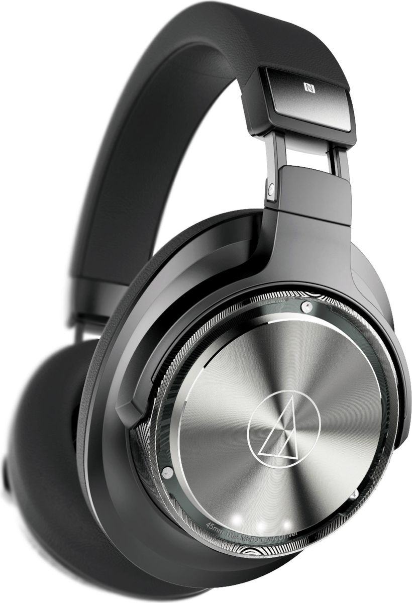 Audio-Technica ATH-DSR9BT, Black Gray наушники15119206 Audio-Technica ATH-DSR9BT, Black Gray наушники15119206Беспроводная музыка еще никогда не звучала так чисто. Первые в мире наушники, в которых применяется система Pure Digital Drive, Audio-Technica DSR9BT доставляют сигнал в цифровом виде от источника и до самого излучателя без цифро-аналоговых преобразований, губительных для музыки. Это позволяет услышать детали, недоступные раньше даже проводным моделям. 45-мм цифро-аналоговые драйверы True Motion, разработанные эксклюзивно для DSR9BT в сочетании с уникальной звуковой катушкой с четырьмя сердечниками, точнейшим образом управляют движением звуковой катушки, что обеспечивает звук небывалой чистоты. Роскошные мягкие амбушюры не только принимают и запоминают форму вашей головы и ушей, но и распределяют вес таким образом, что вы никогда не устанете наслаждаться музыкой. Сенсорный элемент и регулятор громкости управляют воспроизведением и звонками, а светодиодный индикатор отображает активный кодек и заряд батареи.Поддержка аудио высокого разрешения (до 96кГц/24 бит) при подключении по USBBluetooth 4.2 с поддержкой кодеков aptX HD, aptX, AAC и SBCВоспроизведение HiRes контента через USB-кабельСовместимость с Bluetooth и NFC