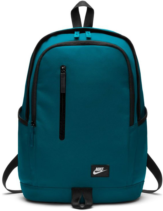 Рюкзак спортивный Nike All Access Soleday, цвет: сине-зеленый. BA4857-467BA4857-467 Рюкзак спортивный Nike All Access Soleday, цвет: сине-зеленый. BA4857-467BA4857-467НАДЕЖНОСТЬ И ОБЪЕМ.Рюкзак Nike All Access Soleday с множеством карманов помогает держать вещи в порядке и безопасности, выполнен из прочных материалов. Основное отделение на молнии для хранения множества вещей в дороге.Плотный полиэстер 600D для защиты экипировки.Мягкие регулируемые лямки и спинка для комфортного и удобного ношения.Мягкий внутренний карман для ноутбука для надежной защиты устройства в пути.Основное отделение на молнии с клапаном от дождя для надежного хранения.Передние карманы на молнии и боковые накладные карманы для удобства хранения вещей.