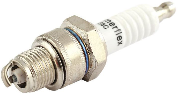 Свеча зажигания Hammer E6C138515 Свеча зажигания Hammer E6C138515Свеча зажигания Hammer E6C- это специальное устройство, отвечающее за воспламенение топливной смеси в двигателе. Оно предназначенодля двигателя внутреннего сгорания.Характеристики:Количество электродов массы: 1 Зазор между электродами: 0,9 мм Калильное число: 6 Свечной ключ: 21 мм Внешняя резьба: M14 х 1,25 Длина резьбы: 12,7 мм.
