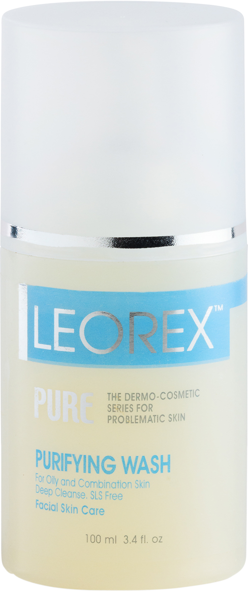 Leorex Purifying Wash Очищающий гель для жирной проблемной кожи, 100 мл7290011784198 Leorex Purifying Wash Очищающий гель для жирной проблемной кожи, 100 мл7290011784198Нежный и экономный Leorex Purifying Wash очищает кожу любого типа. К тому же, после его применения быстро появляется румянец, а сама кожа стает мягкой и шелковистой. Нормализуется работа сальных желез, что, в свою очередь, предотвращает появление чёрных точек. После умывания лицо становится гладким, а мелкие морщинки выравниваются. Таким образом, регулярное применение геля оказывает очищающее и омолаживающее действие. Гель содержит в себе моющую основу растительного происхождения и прошёл требуемый дерматологический контроль. Снятие макияжа и очищение кожи с помощью геля позволит насытить дерму ценными микроэлементами, минералами и витаминами, вернуть ей тонус, снять напряжение и успокоить. Поэтому, если ваше лицо имеет склонность к покраснениям, то, пользуясь гелем, вы сможете надолго забыть об этом неприятном моменте. Способ применения: на влажную кожу нанести немного геля, затем обильно смыть водой. Данное средство подходит для любого типа кожи.