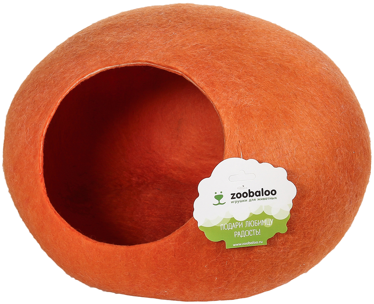 Домик-слипер для животных Zoobaloo WoolPetHouse, цвет: оранжевый, размер M894 Домик-слипер для животных Zoobaloo WoolPetHouse, цвет: оранжевый, размер M894Домик-слипер WoolPetHouse предназначен для отдыха и сна питомца. Домик изготовлен из 100% шерсти мериноса. Это невероятное творение дизайнеров обещает быть хитом сезона! Производитель учел все особенности животного сна: форма, цвет, материал этих домиков - всё подобрано как нельзя лучше! В них ваши любимцы будут видеть только цветные сны. Шерсть мериноса обеспечит превосходный микроклимат внутри домика, а его форма позволит питомцу засыпать в самой естественной позе.