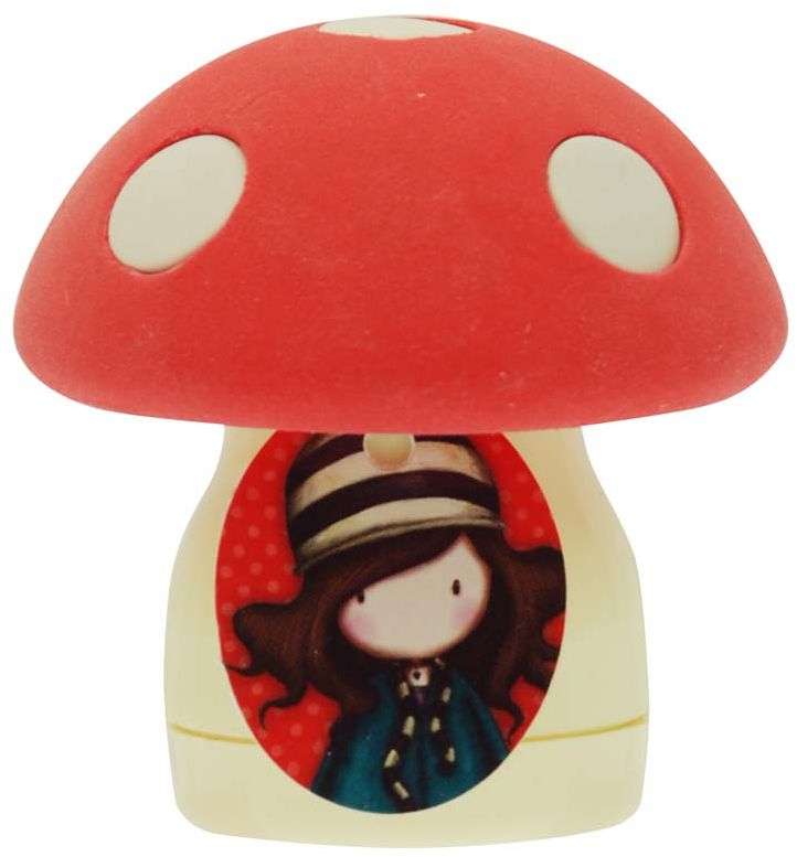 Santoro Точилка-ластик oadstools Purple цвет красный0012637 Santoro Точилка-ластик oadstools Purple цвет красный0012637Отличный аксессуар, который поможет вам в школе или на работе!Крышка-ластик отделяется для удобного использования; внутри точилка для карандашей со съемным отсеком для стружек.