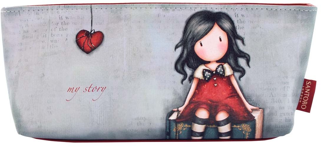 Santoro Пенал для аксессуаров My Story0013115 Santoro Пенал для аксессуаров My Story0013115Милый пенал с девочкой Gorjuss для хранения своих канцелярских принадлежностей!Каждый пенал выполнен вручную.